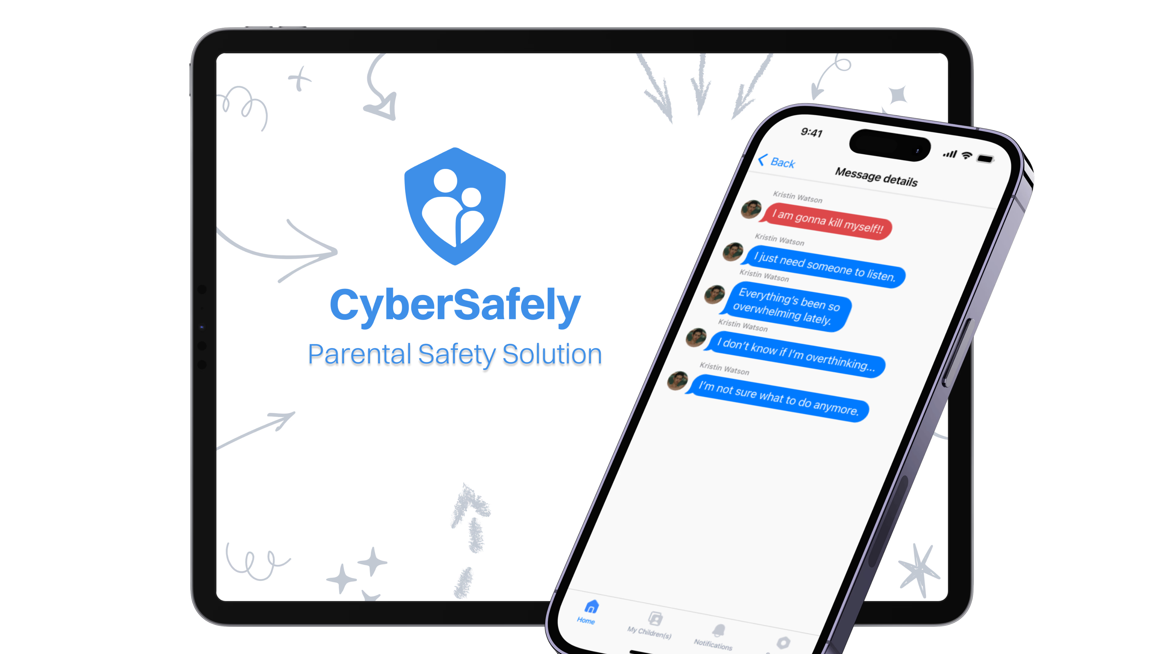 CyberSafely Smart Keyboard on devices